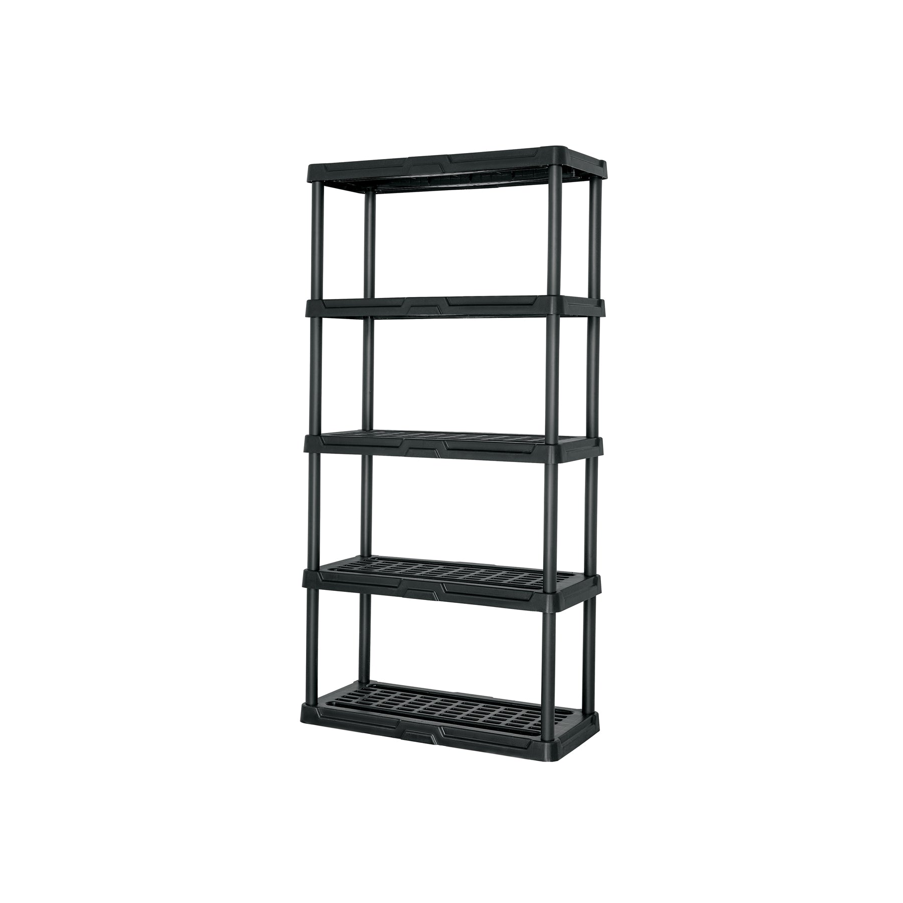 Estante plástico 5 repisas cap. 35 Kg, 180x44x92, PRETUL - 20614