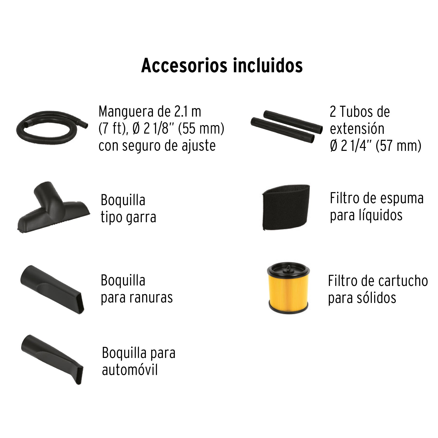 Aspiradora de sólidos y líquidos, 12 gal, plástica, TRUPER - 101509