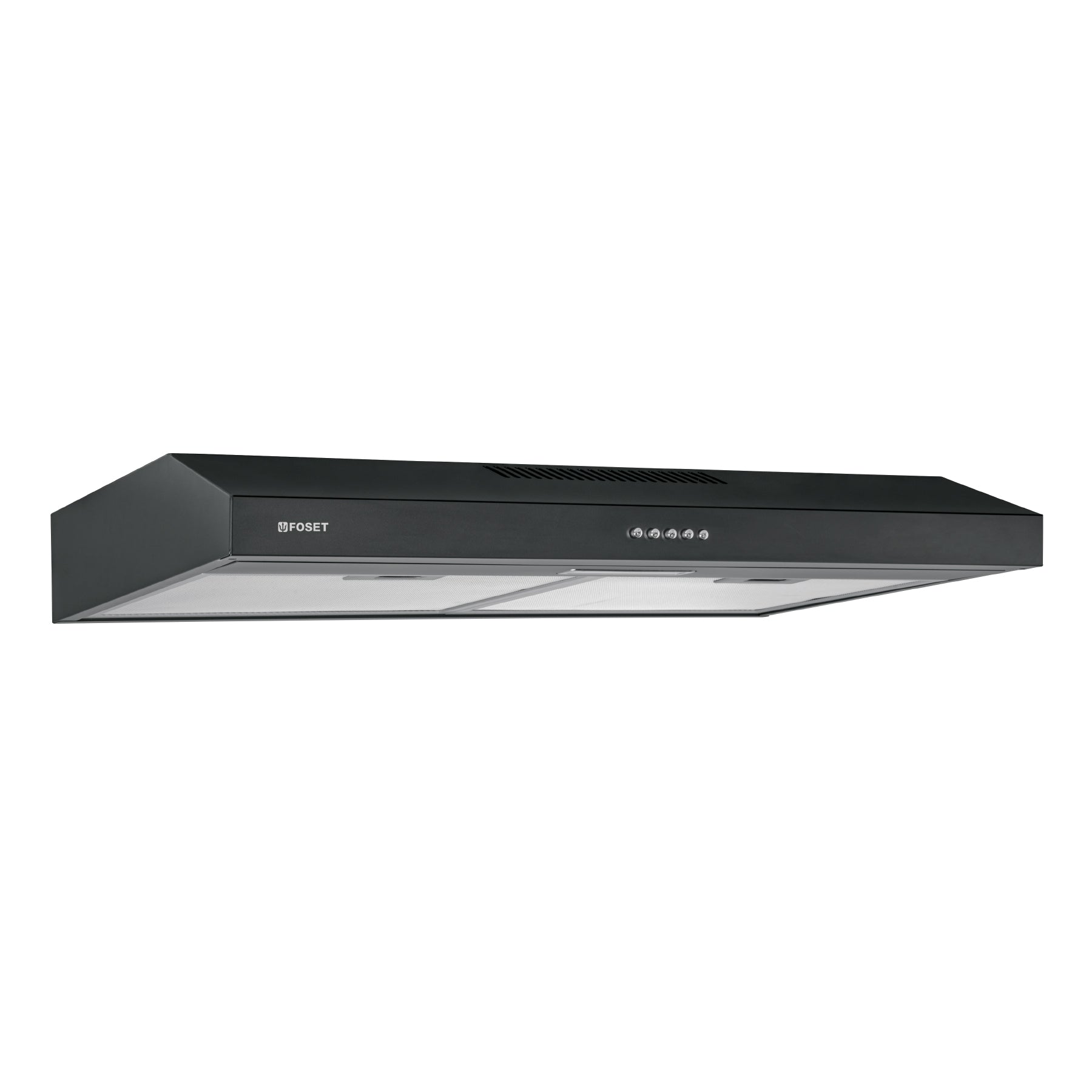 Campana extractora 75 cm, empotrable, negra, FOSET - 45440