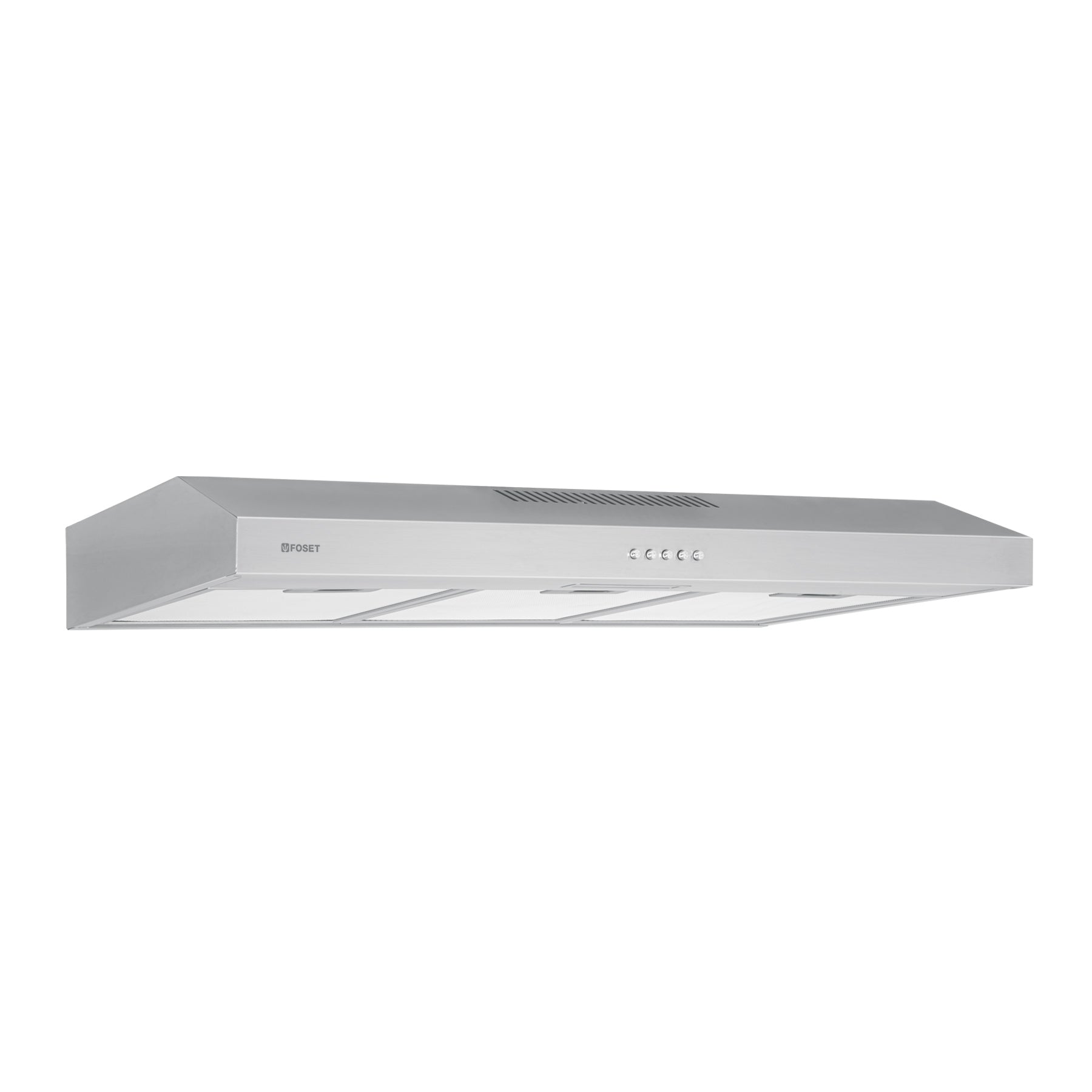 Campana extractora 80cm, empotrable, acero inoxidable, FOSET - 46537