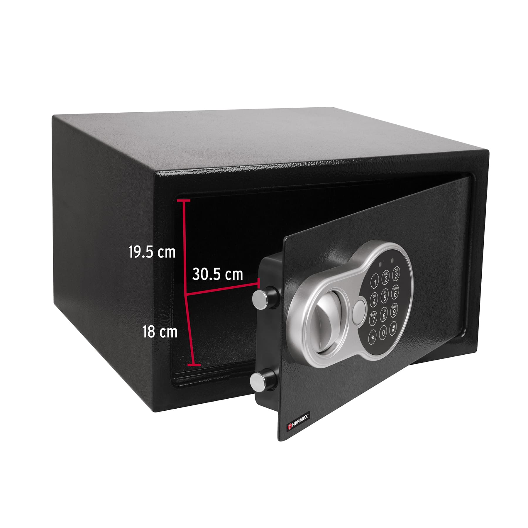 Caja de seguridad electrónica, chica, HERMEX - 43080