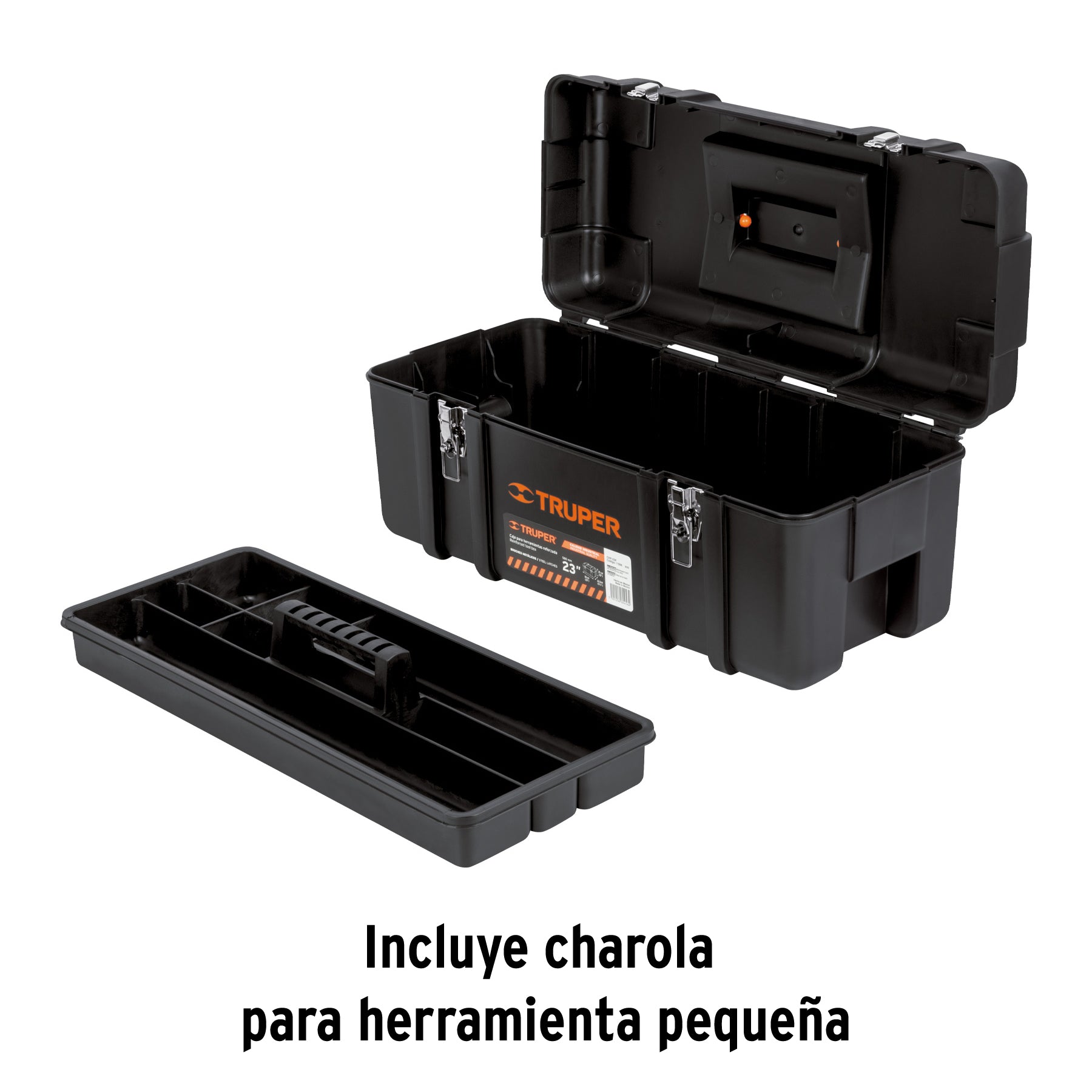Caja para herramienta de 23" industrial, broches metálicos - 11506