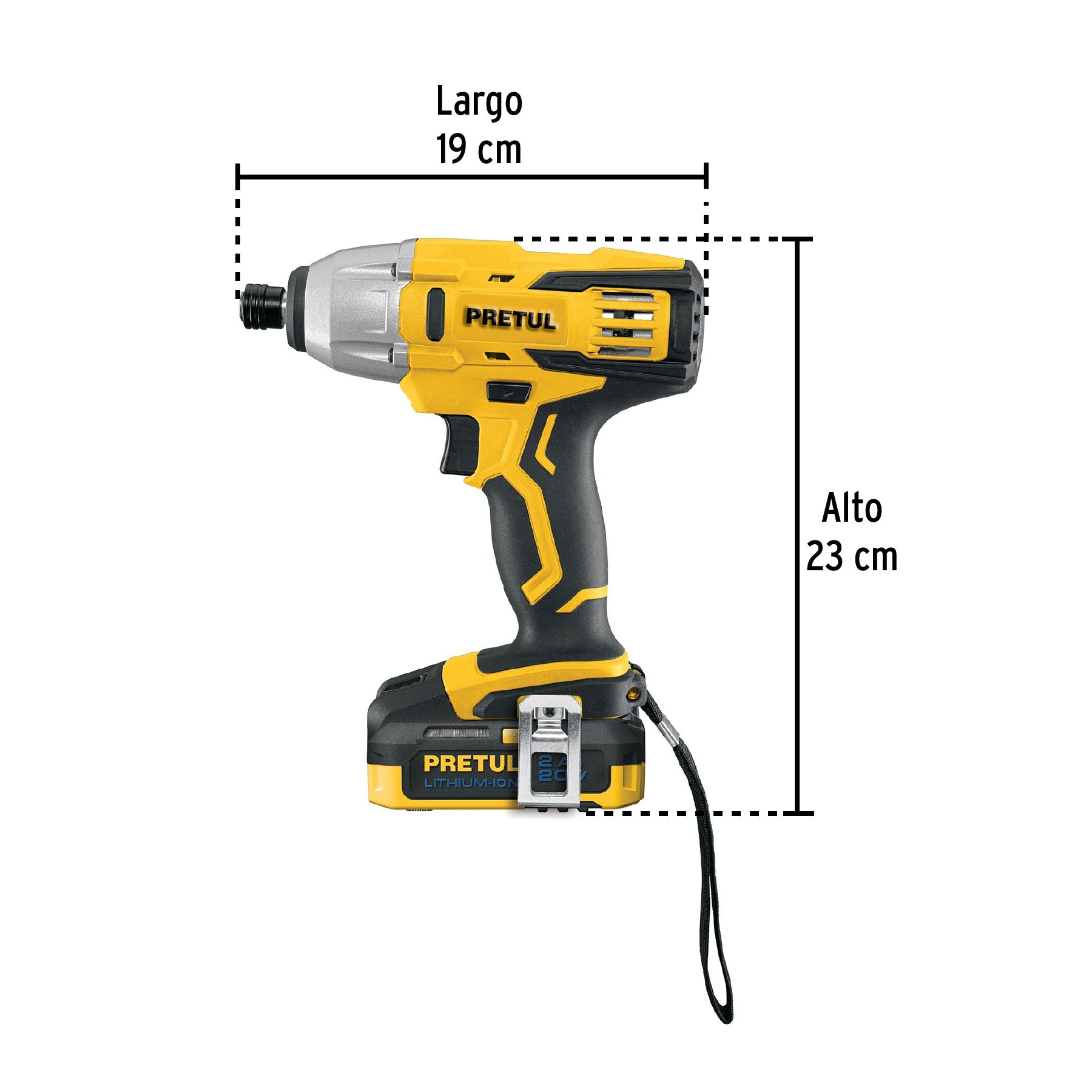 Combo rotomartillo/destornillador impacto, 20V, PRETUL - 29020