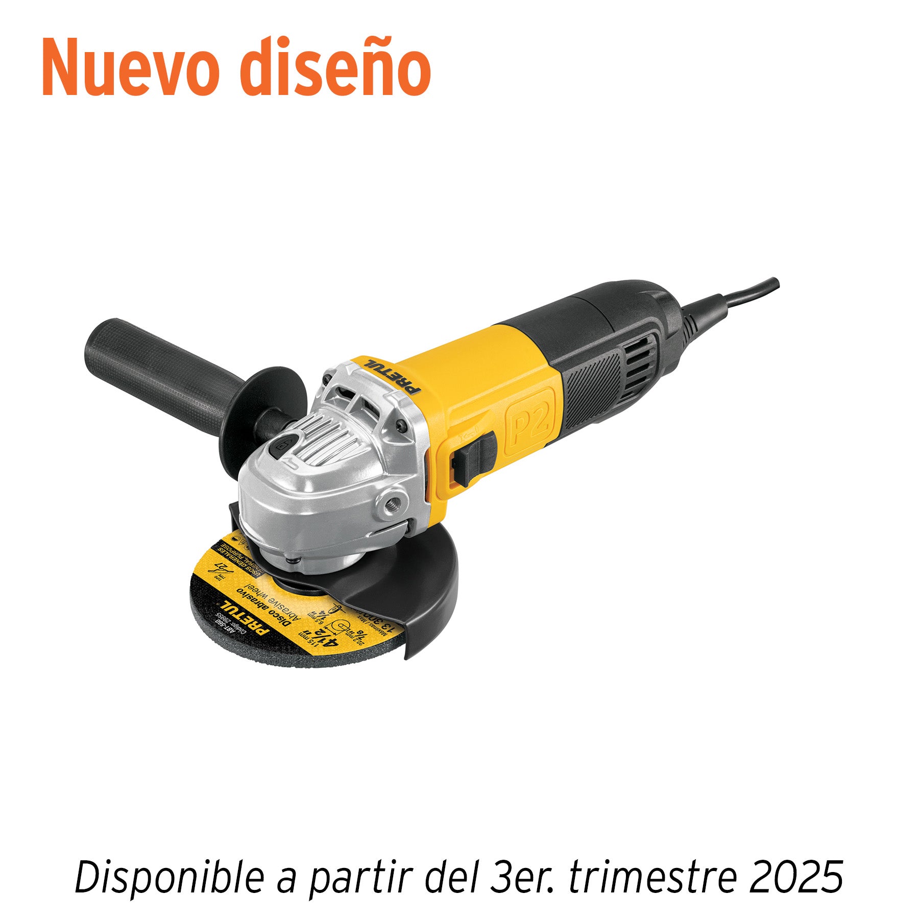 Esmeriladora angular 4-1/2", 700W, PRETUL - 24035