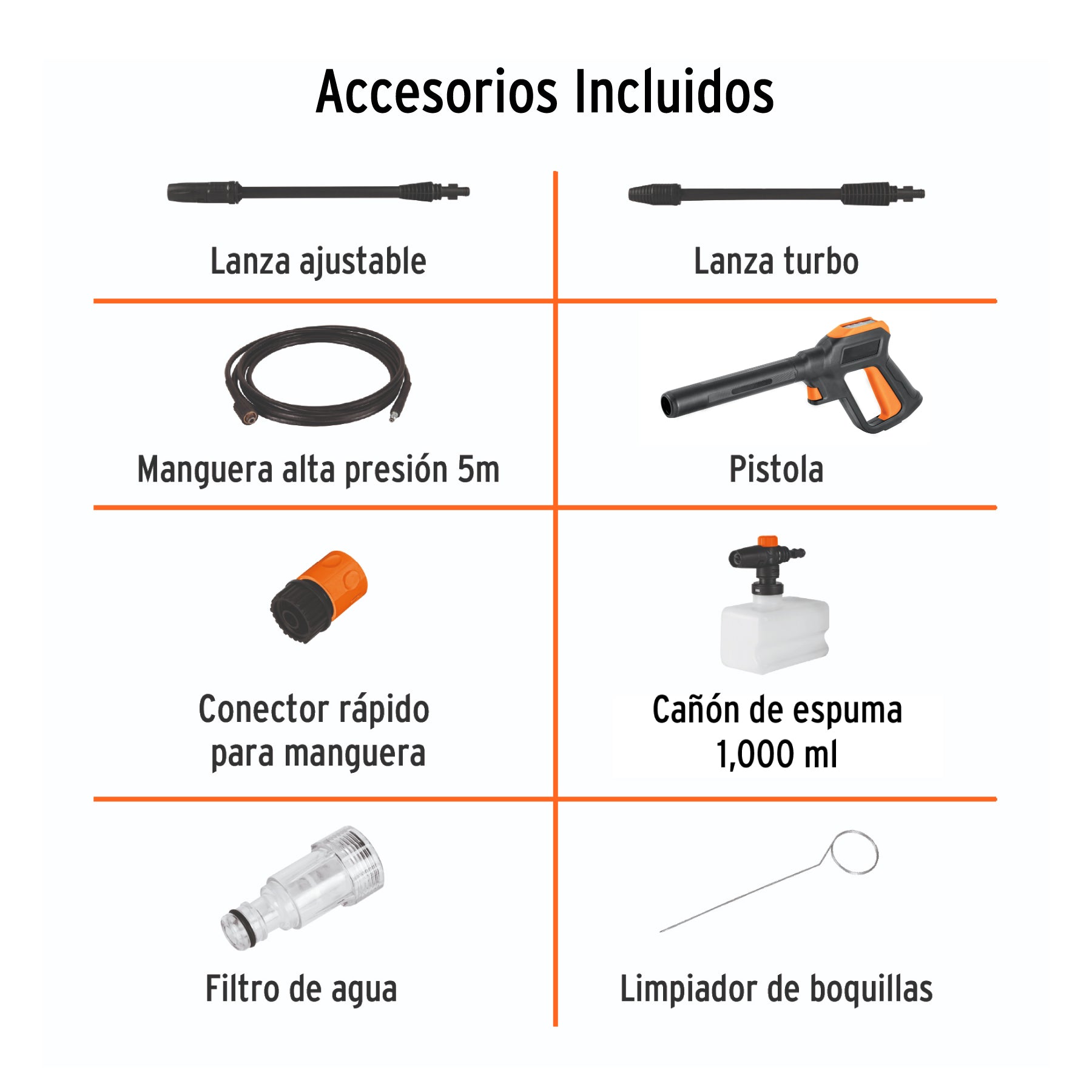 Hidrolavadora eléctrica 2000 PSI, Truper - 101595
