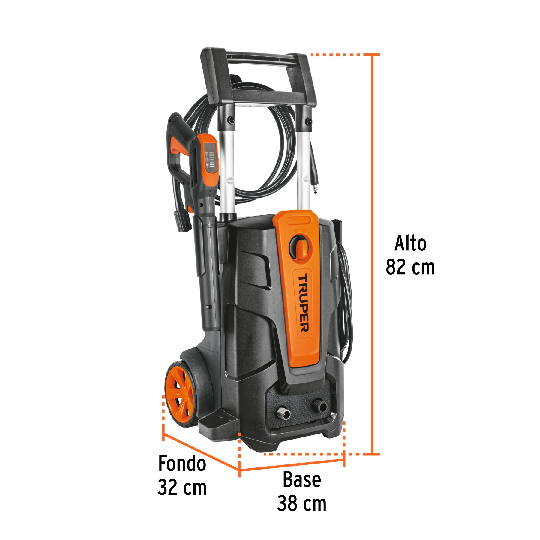 Hidrolavadora eléctrica 2000 PSI, Truper - 101595
