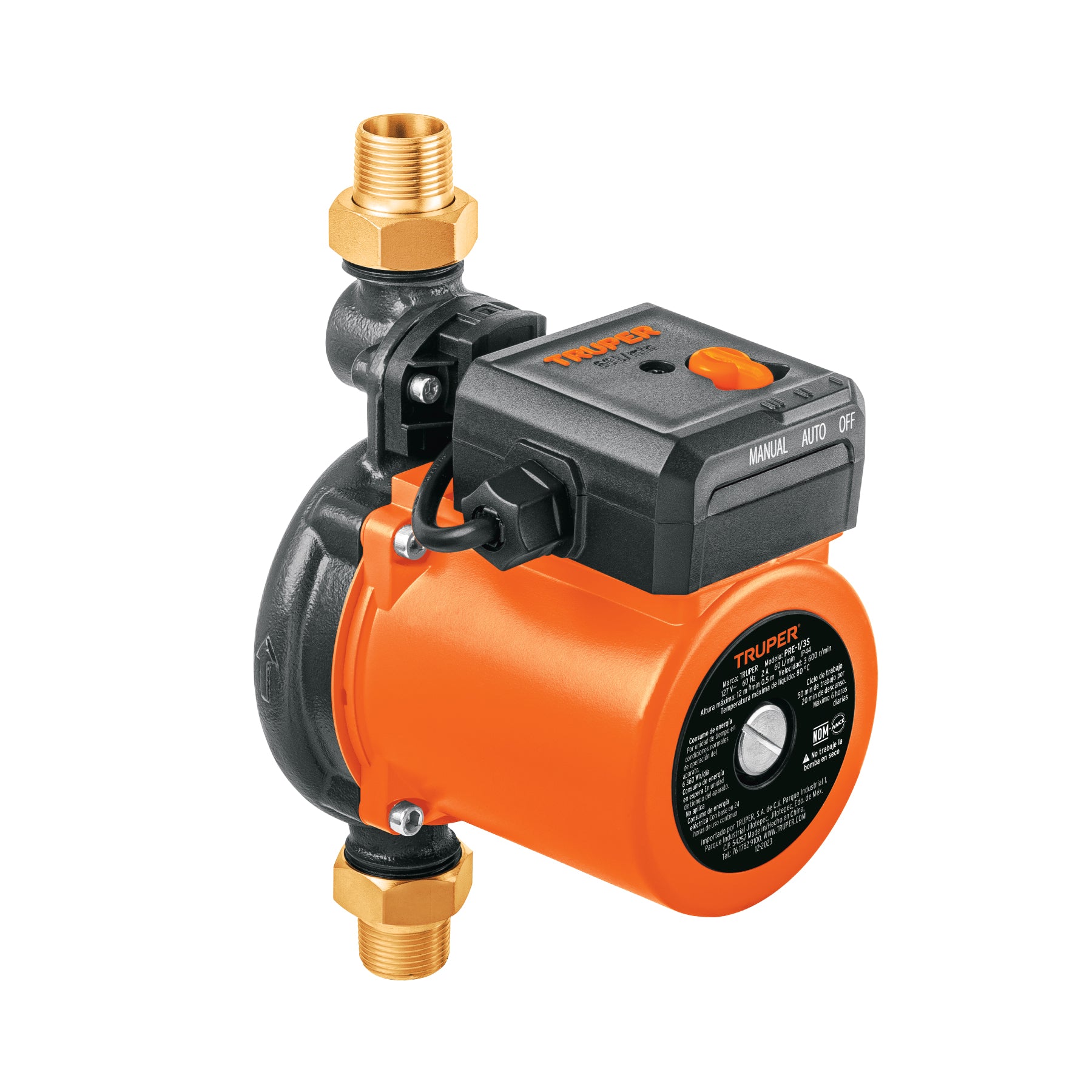 Bomba presurizadora 1/3 HP, TRUPER - 103356