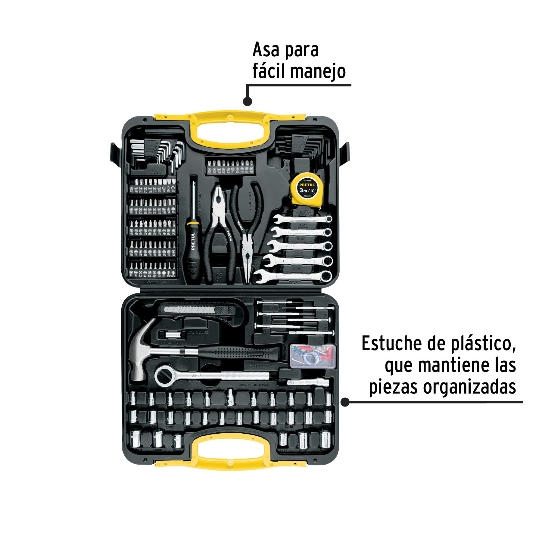 Juego de 133 herramientas, Pretul - 24223